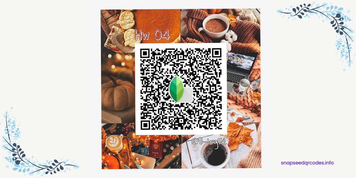 Cozy Fall Vibes Snapseed QR Code
